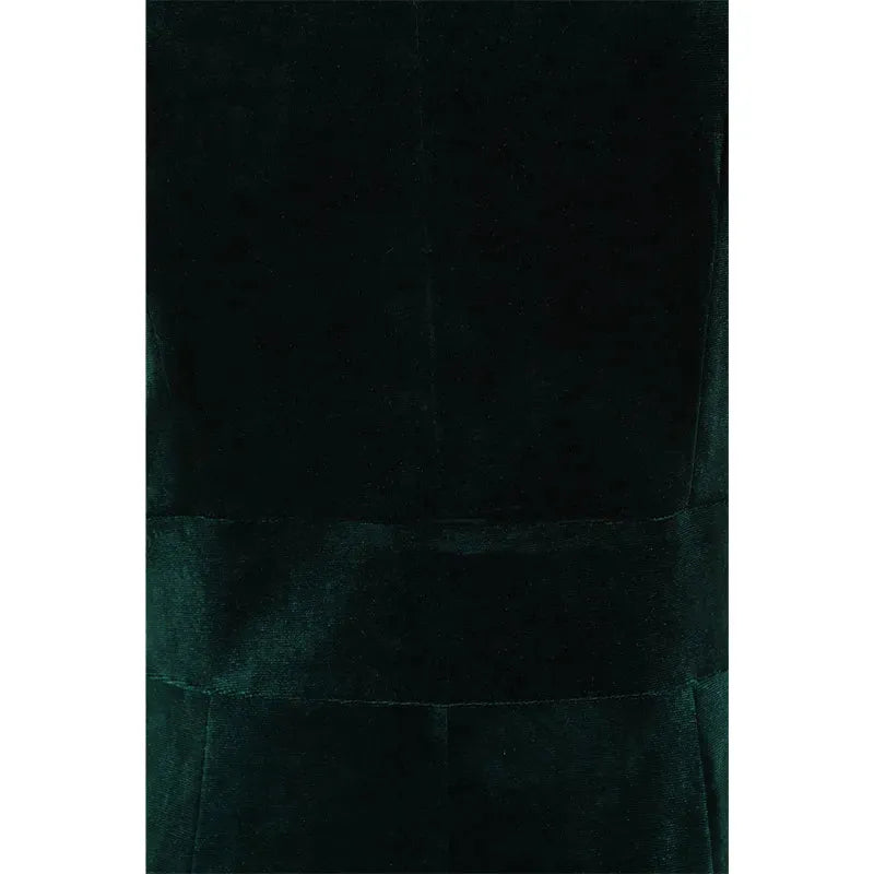 Elsie Dress - Emerald Velvet