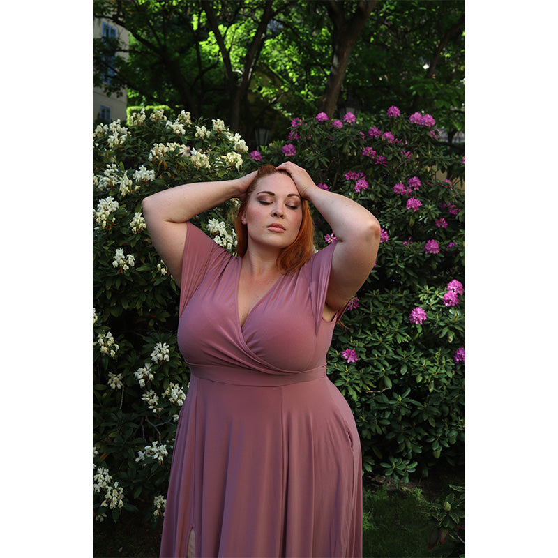 Lyra - Maxi Dress - Smoky Pink