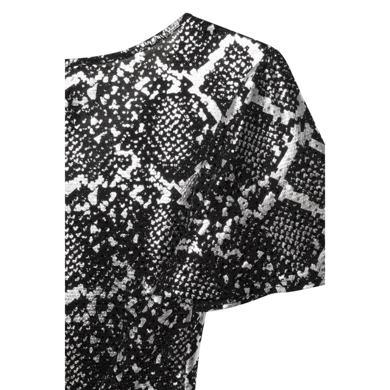 Lyra Dress - Metallic Snake Skin