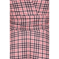 Thumbnail for Arabella Dress - Pink Houndstooth, Lady V London