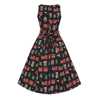 Thumbnail for Hepburn Dress - Xmas Express, Lady V London