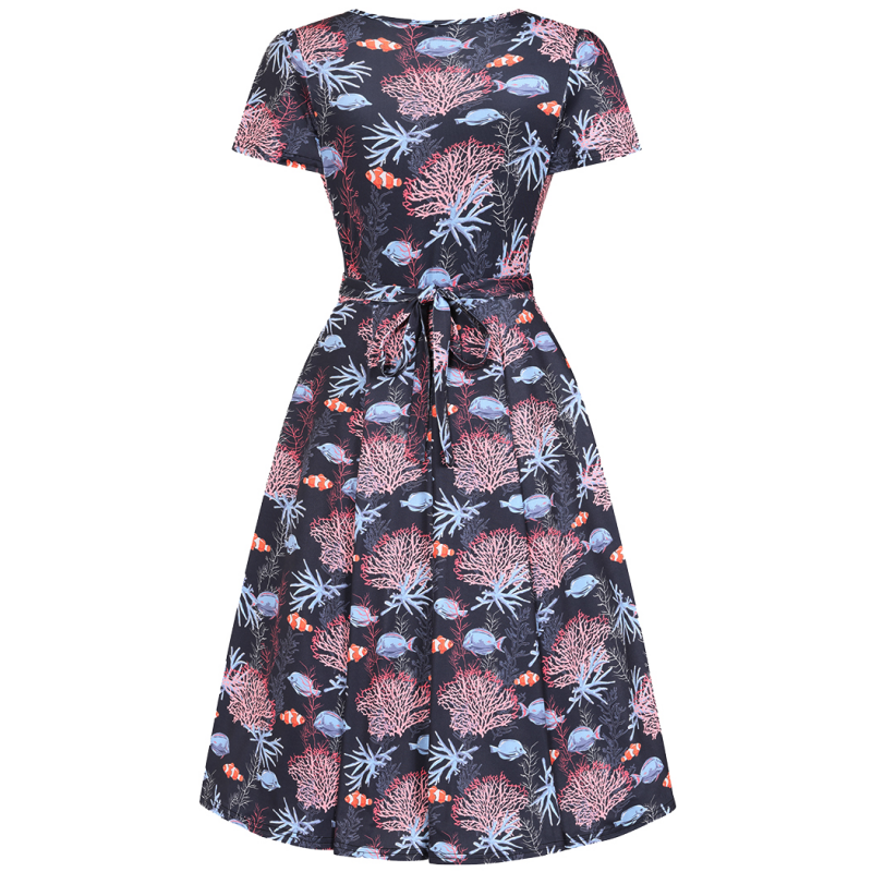 Lyra Dress - Coral Reef