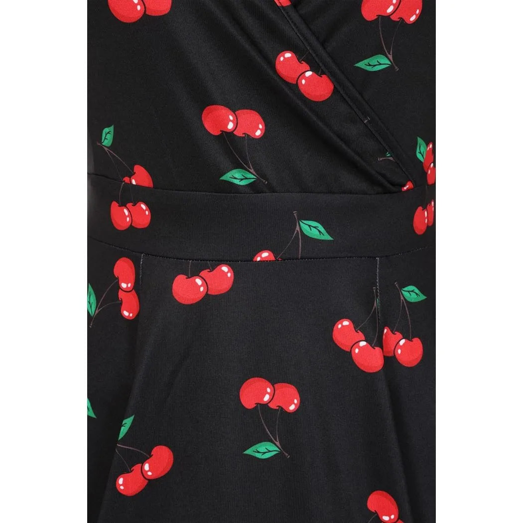 Lyra Dress - Rockabilly Cherry, Lady V London