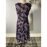 Thumbnail for Hepburn Dress - Lilac Blooms (10), Lady V London