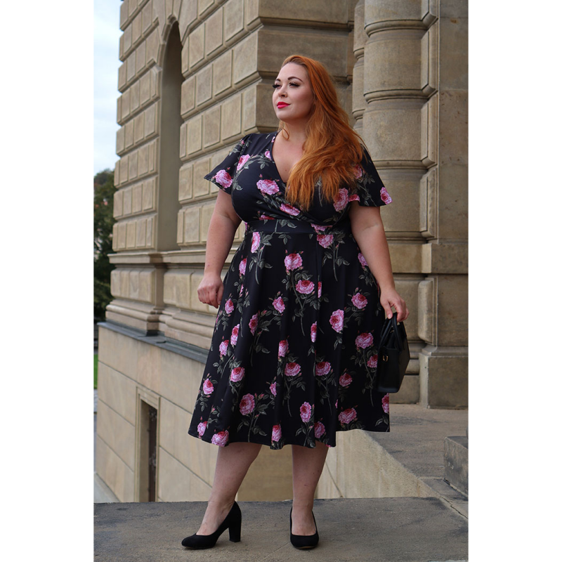 Lyra Dress - Garden Rose
