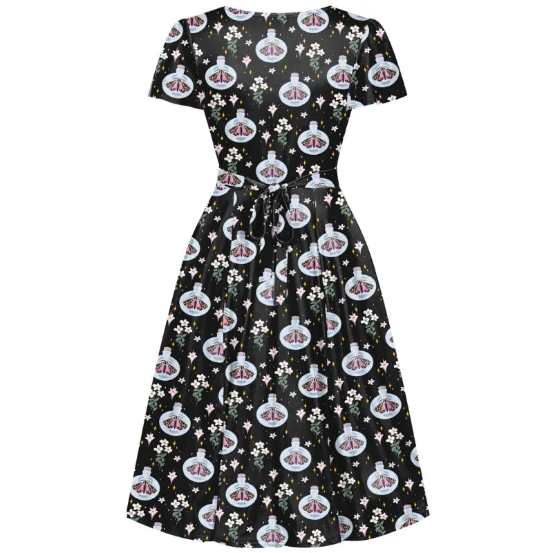 Lyra Dress - Mystical Moth