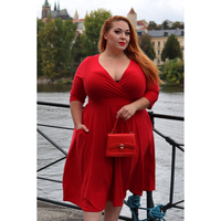 Thumbnail for Lyra Dress - Red