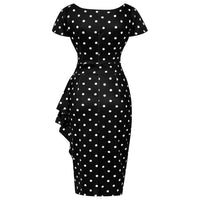 Thumbnail for Elsie Dress - Black Polka Dot Lady Vintage Elsie Dresses