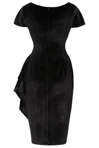 Thumbnail for Elsie Dress - Black Velvet Lady Vintage Elsie Dresses
