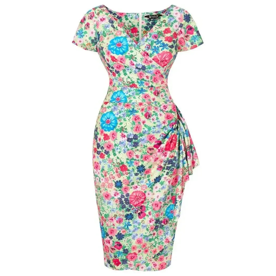 Elsie Dress - Bouquet of Roses Lady Vintage Elsie Dresses