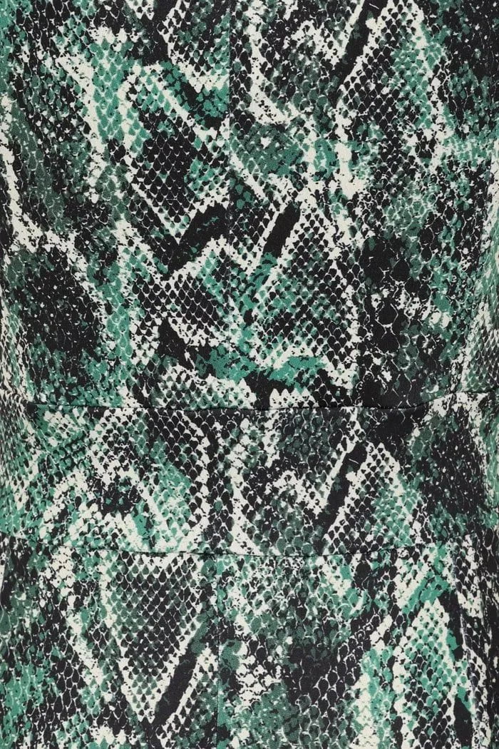 Elsie Dress - Green Snake Print Lady Vintage Elsie Dresses