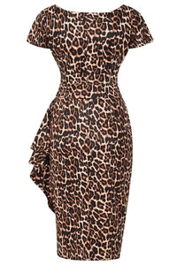 Thumbnail for Elsie Dress - Leopard Print Lady Vintage Elsie Dresses