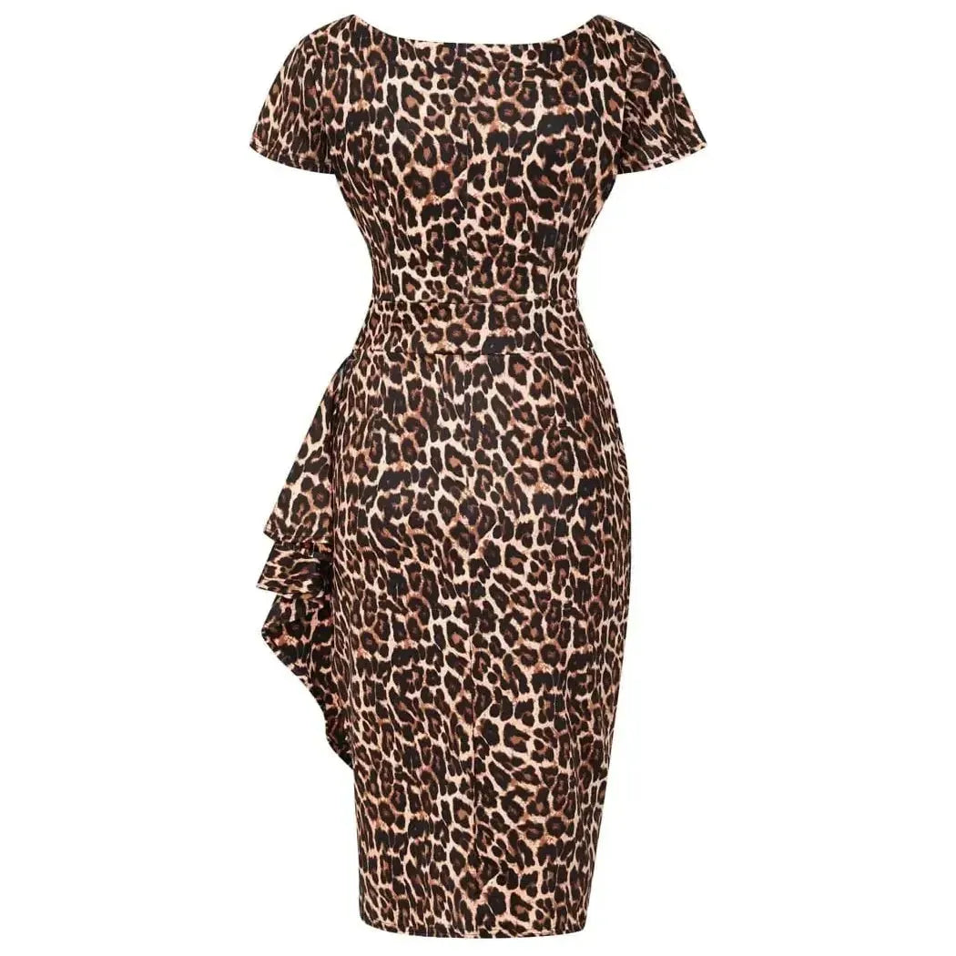 Elsie Dress - Leopard Print Lady Vintage Elsie Dresses