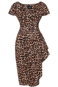 Thumbnail for Elsie Dress - Leopard Print Lady Vintage Elsie Dresses