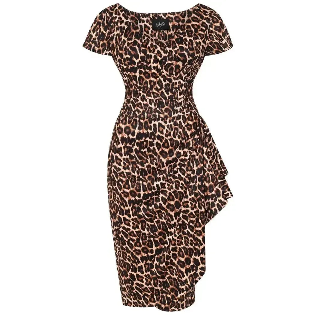 Elsie Dress - Leopard Print Lady Vintage Elsie Dresses