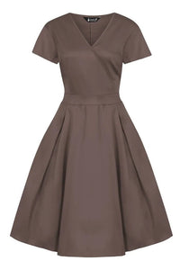 Thumbnail for Estella Dress - Mocha Lady Vintage Estella Dresses
