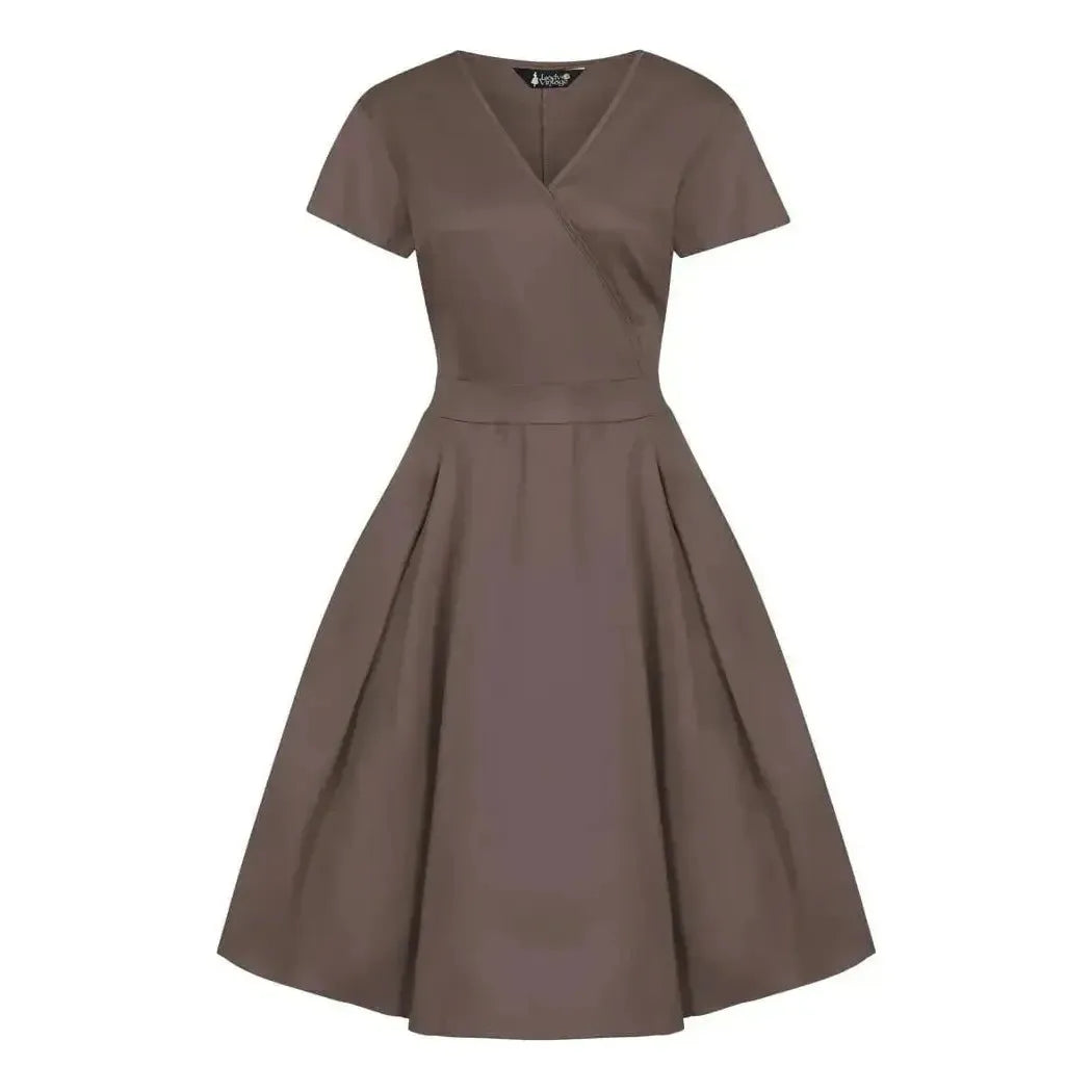 Estella Dress - Mocha Lady Vintage Estella Dresses