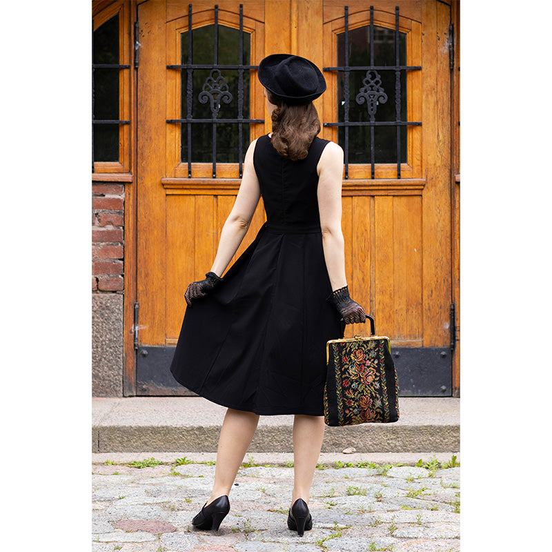 Hepburn Dress - Obsidian
