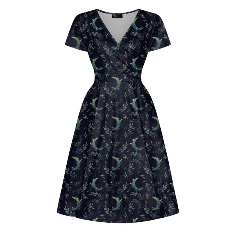 Lyra Dress - Turquoise Moon, Lady V London