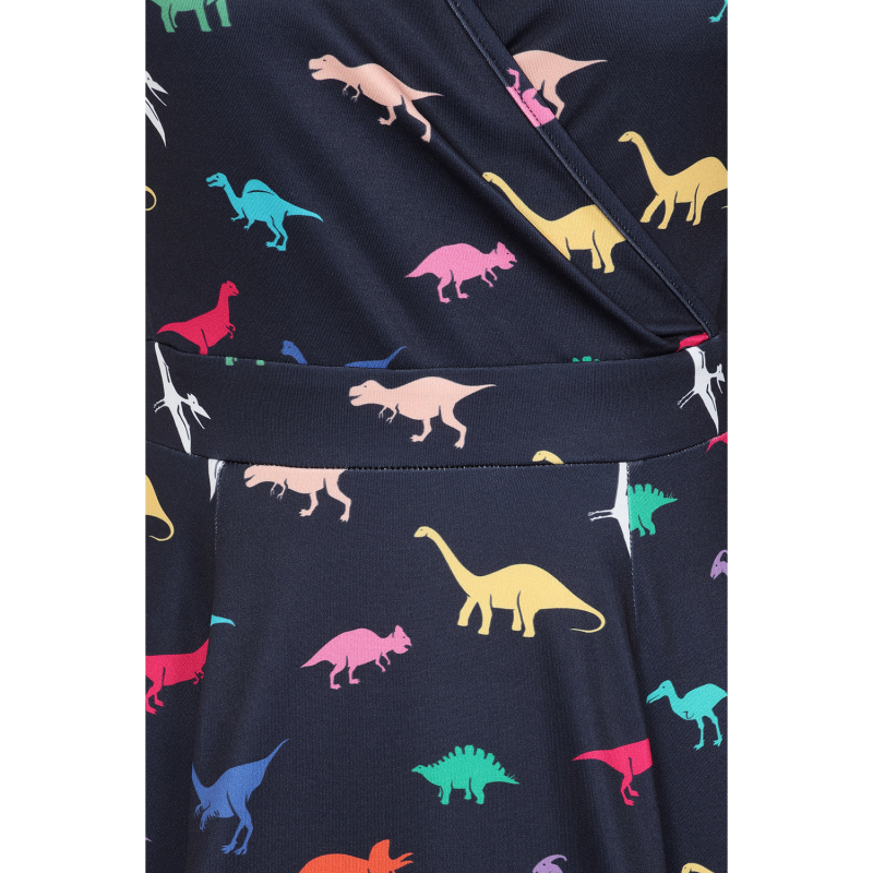 Lyra Dress - Rainbow Dino