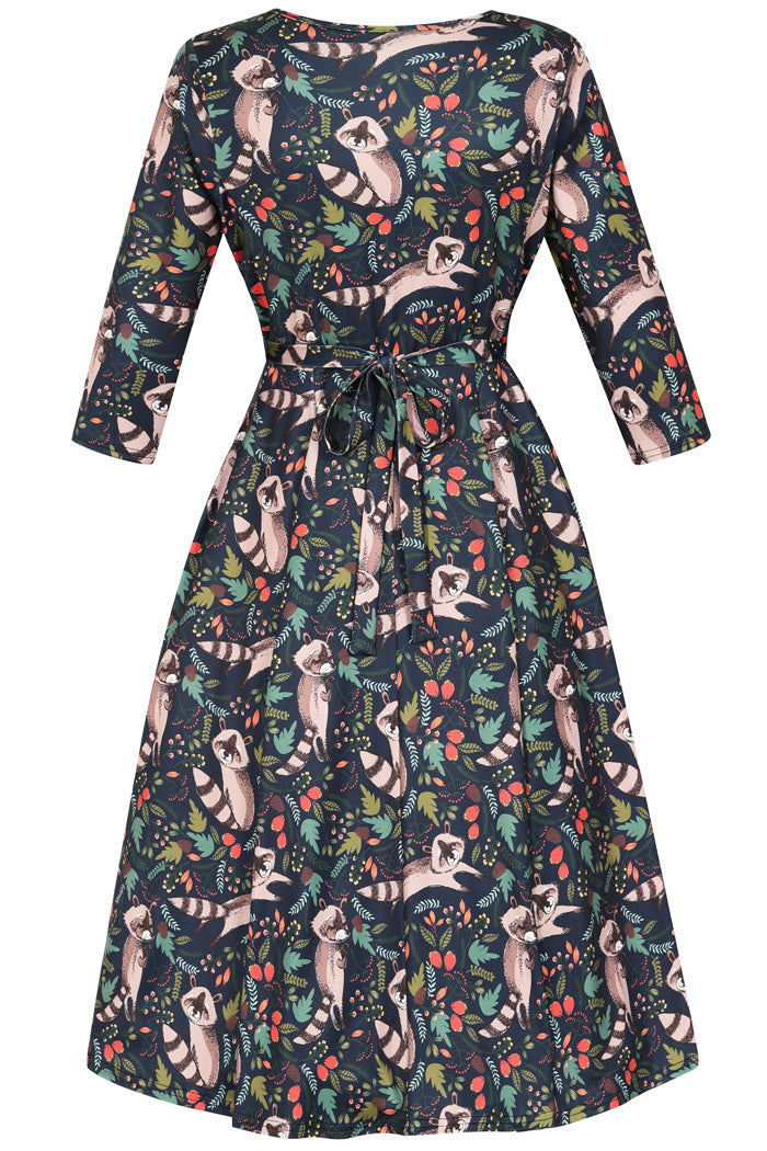 Lyra Dress - Raccoon, Lady V London