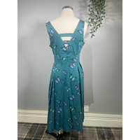 Thumbnail for Lady V Dress - Teal Butterfly (14), Lady V London