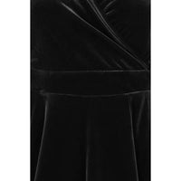 Thumbnail for Zelda Dress - Black Velvet, Lady V London