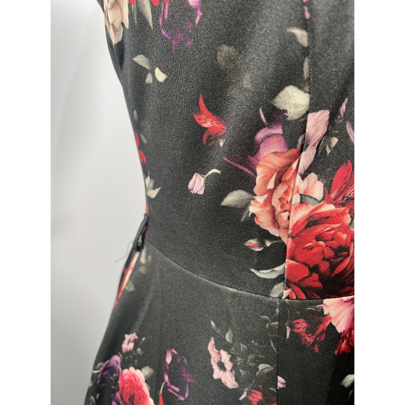 Hepburn Dress - Baroque Roses (12), Lady V London