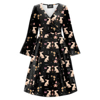 Thumbnail for Zelda Dress - Winter Rabbit