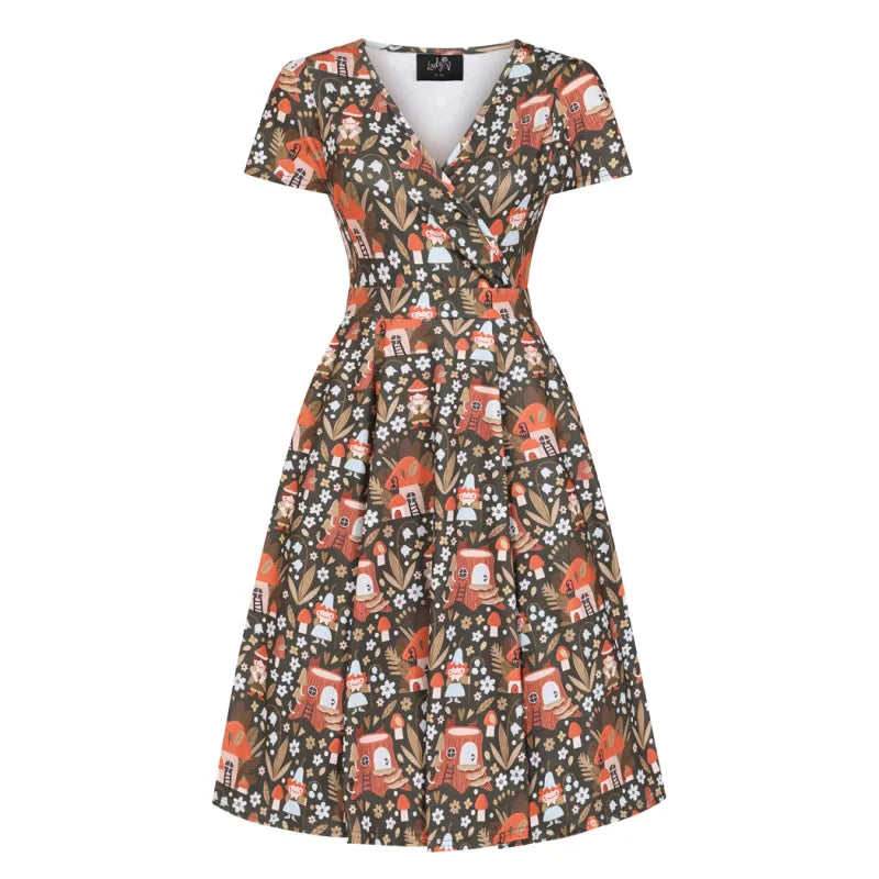 Lyra Dress - Fairy Garden, Lady V London