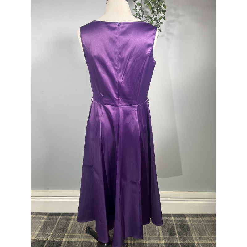 Hepburn Dress - Purple (12), Lady V London