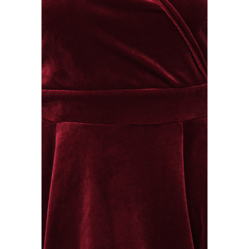 Lyra Dress - Red Velvet, Lady V London