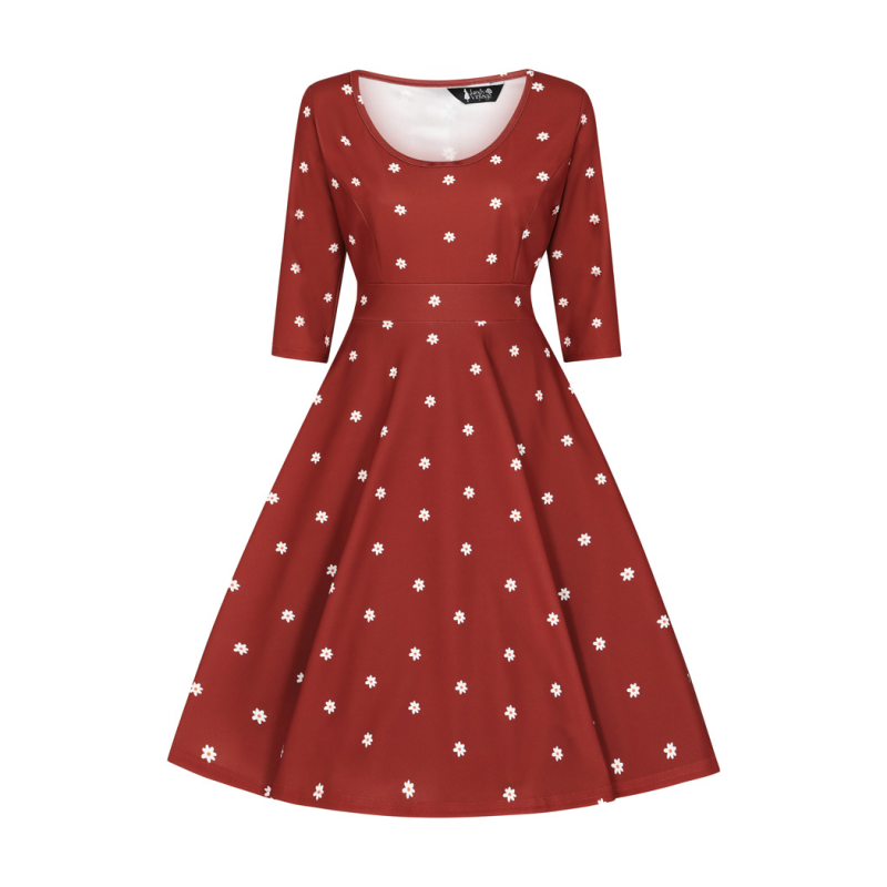 Betty Dress - Autumn Ditsy