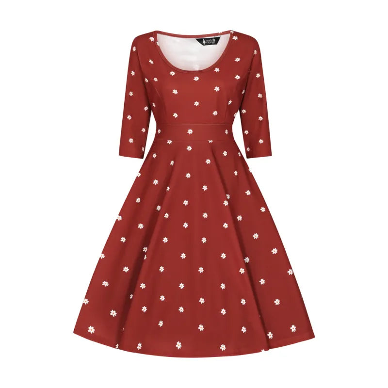 Betty Dress - Autumn Ditsy