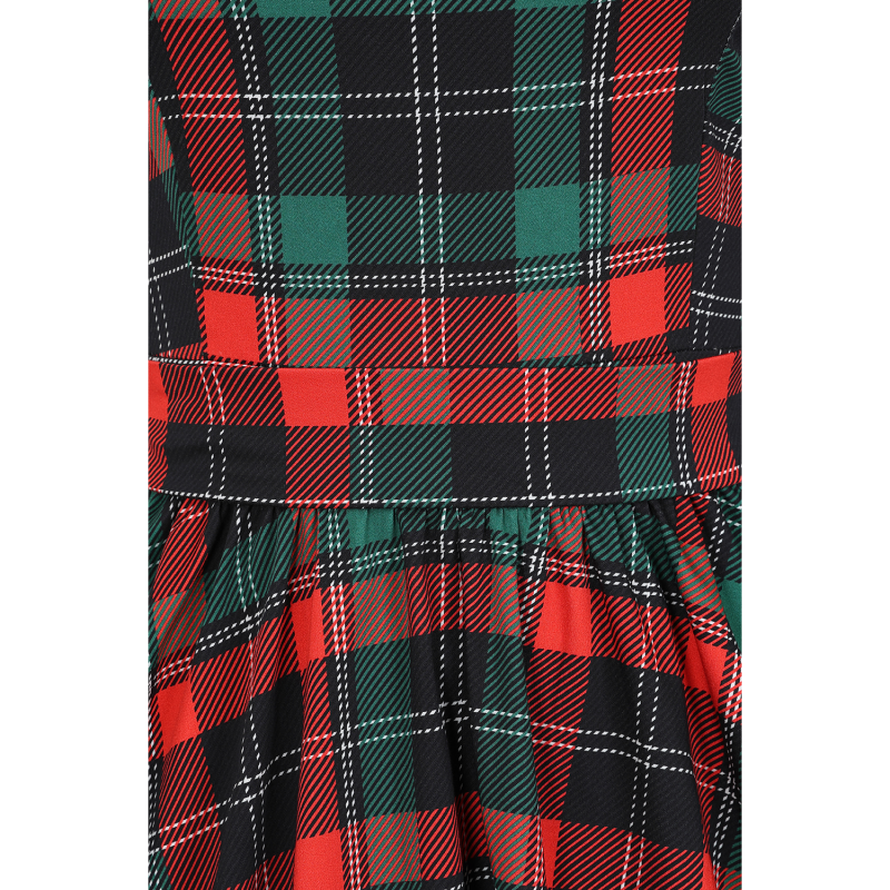 Swing Dress - Christmas Tartan, Lady V London