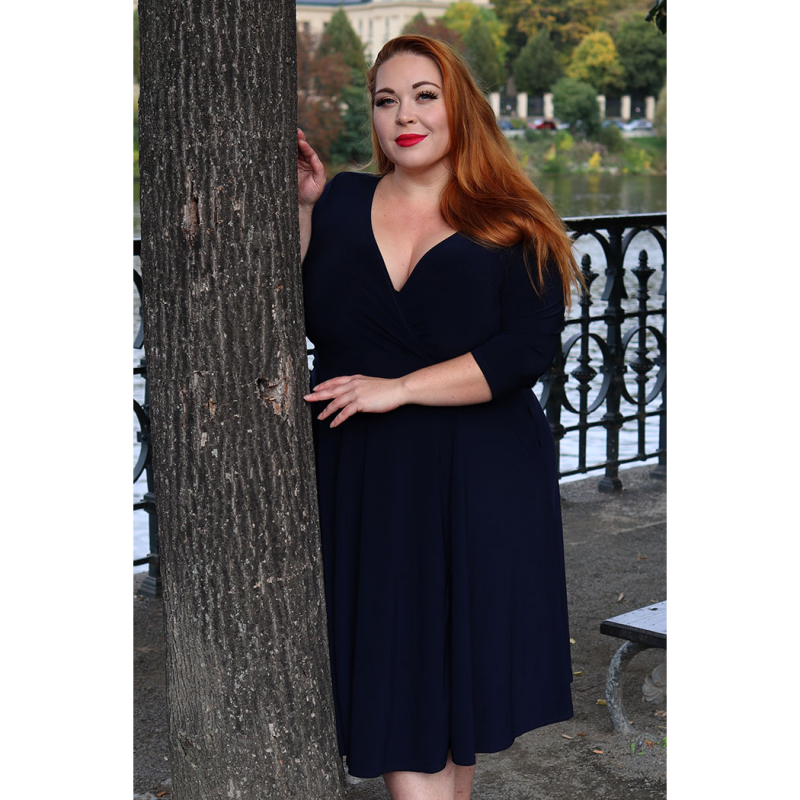 Lyra Dress - Navy