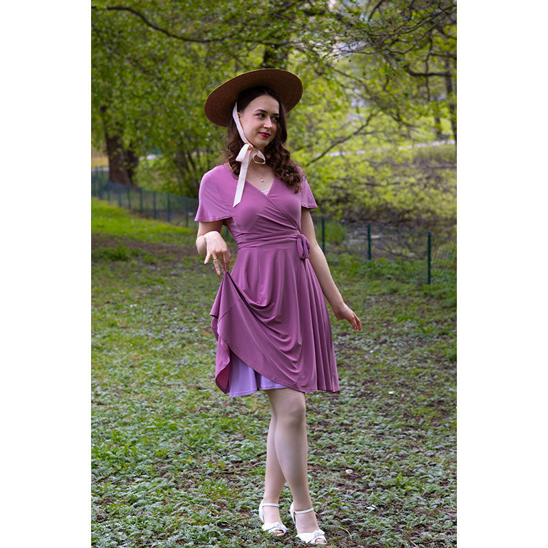 Lyra - Mini Dress - Smoky Pink