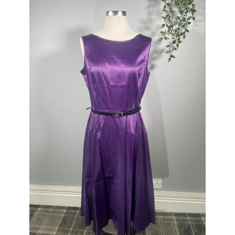 Hepburn Dress - Purple (14), Lady V London