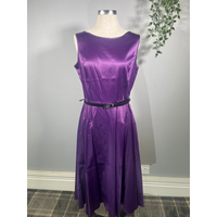 Thumbnail for Hepburn Dress - Purple (14), Lady V London