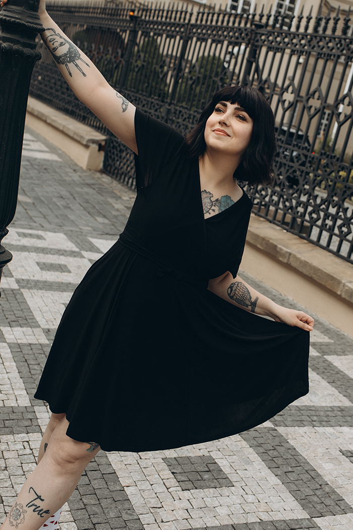 Lyra - Mini Dress - Black