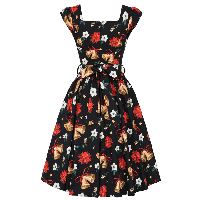 Swing Dress - Christmas Bell, Lady V London