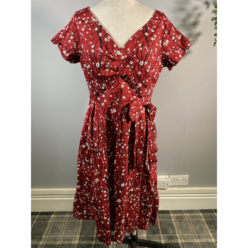 Lady V Dress - Cherry Blossom, Lady V London