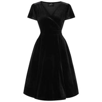 Thumbnail for Lyra Dress - Black Velvet
