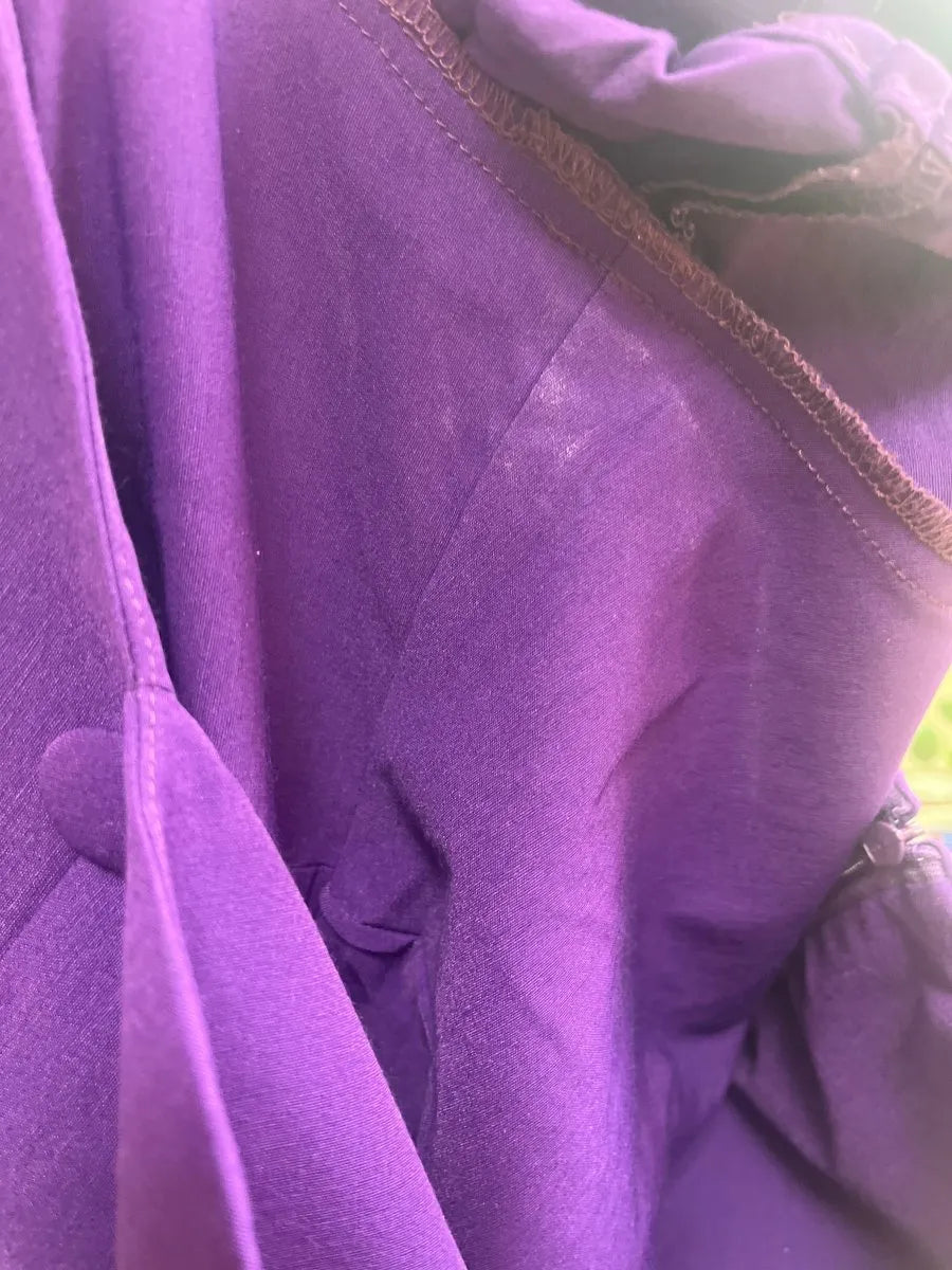 Fishtail Dress - Royal Purple (26/28) - Lady V London