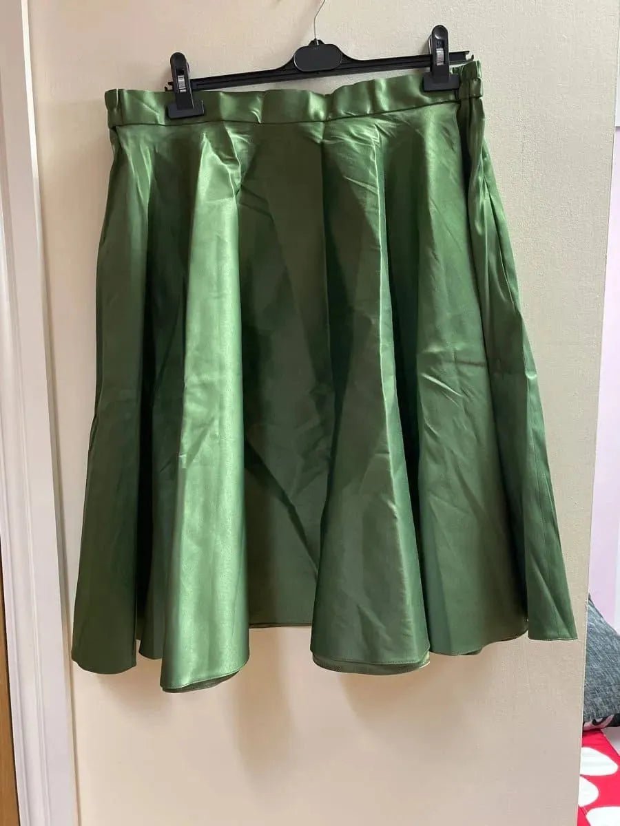 Full Circle Skirt - Jade Green 18 Lady Vintage London Outlet