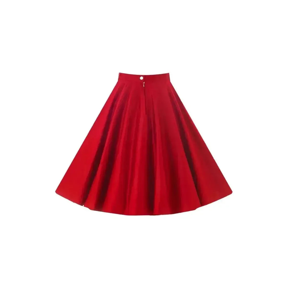 Full Circle Skirt - Summer Red Lady Vintage Full Circle Skirt