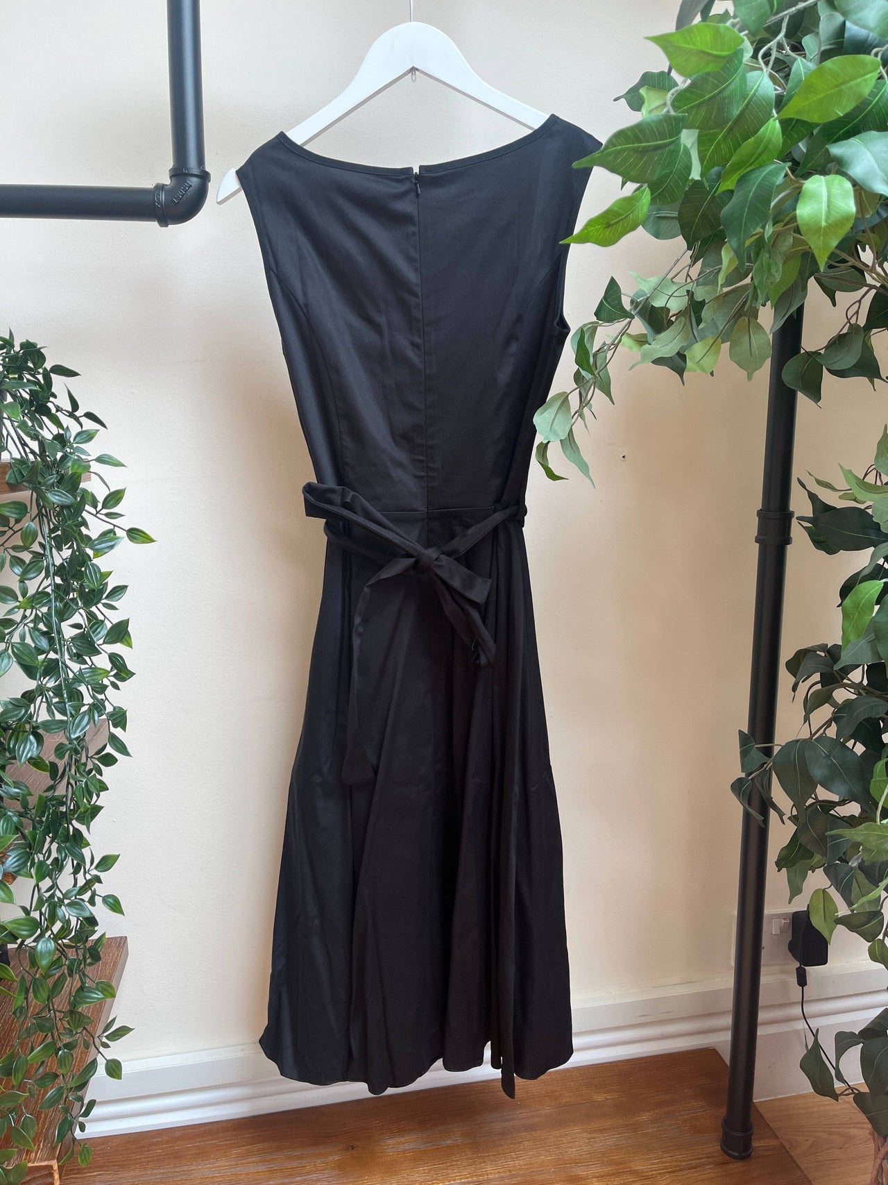 Hepburn Dress - Black (14) 14 Lady Vintage London Outlet