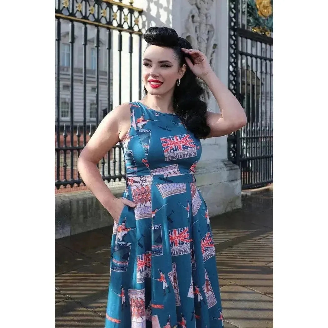 Hepburn Dress - British Forces Lady Vintage Hepburn Dresses