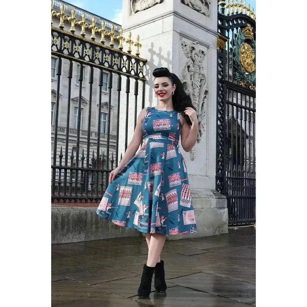 Hepburn Dress - British Forces Lady Vintage Hepburn Dresses