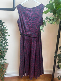 Thumbnail for Hepburn Dress - Damask (14) 14 Lady Vintage London Outlet